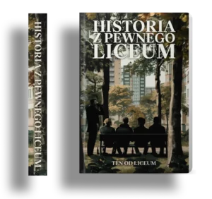Okładka książki 'Historia z Pewnego Liceum' – powieść Young Adult o licealistach