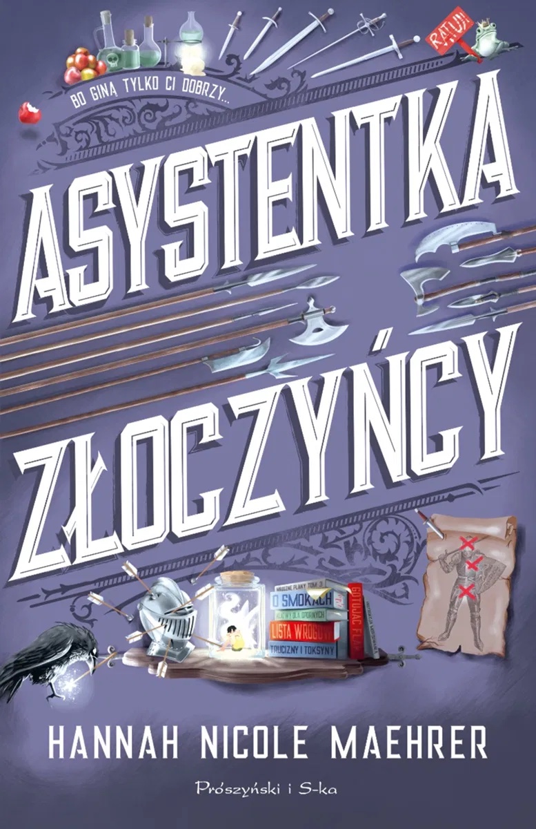 Okładka: Asystentka złoczyńcy, Hannah Nicole Maehrer
