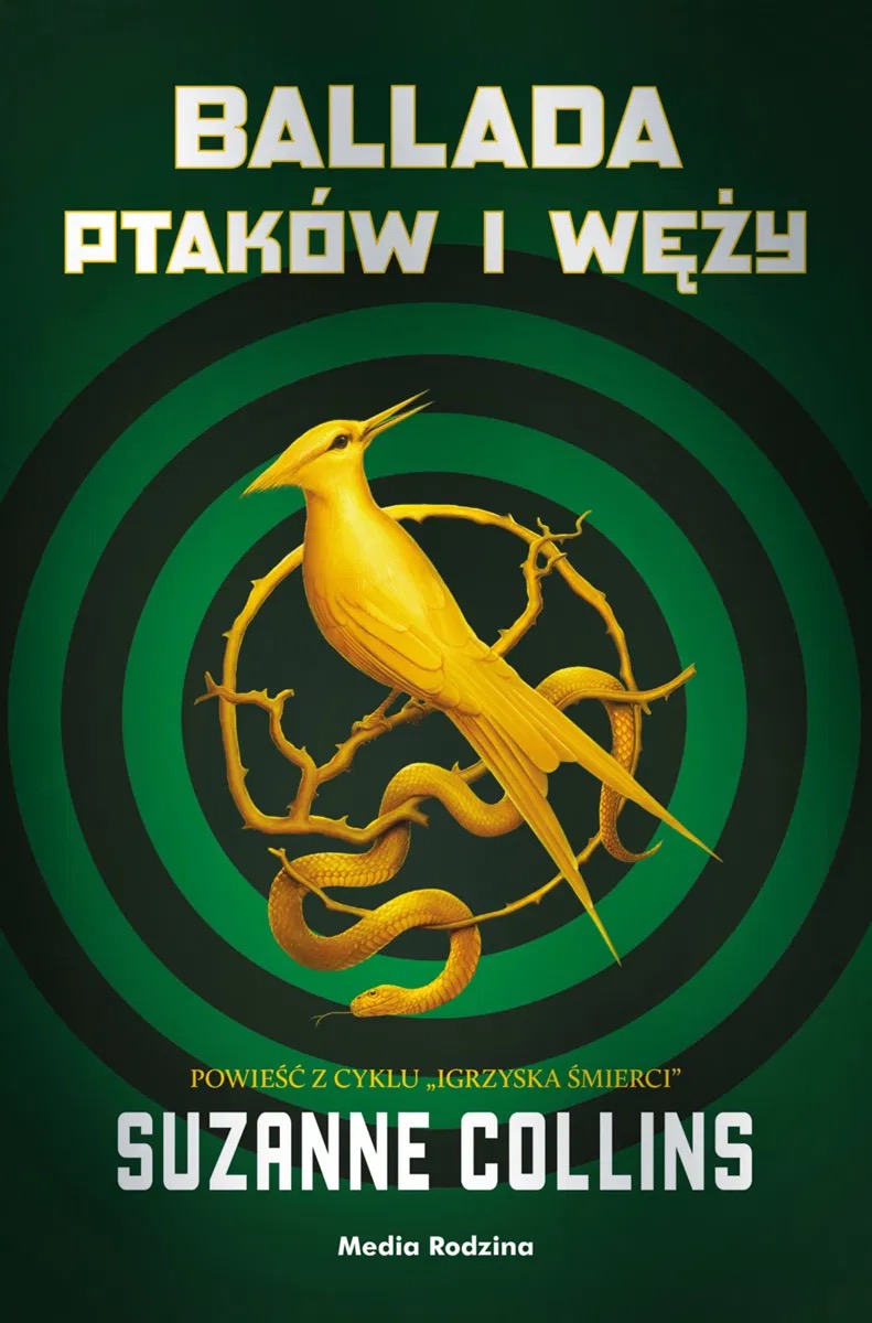 Okładka: Ballada ptaków i węży, Suzanne Collins