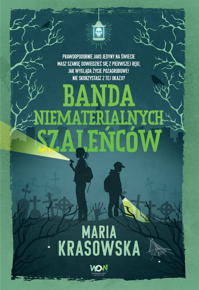Okładka: Banda niematerialnych szaleńców, Maria Krasowska