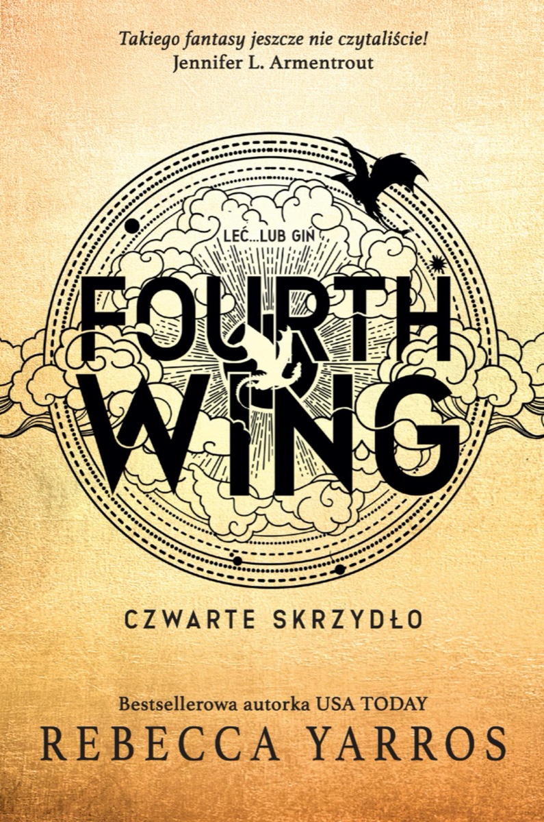 Okładka: Czwarte skrzydło, Rebecca Yarros