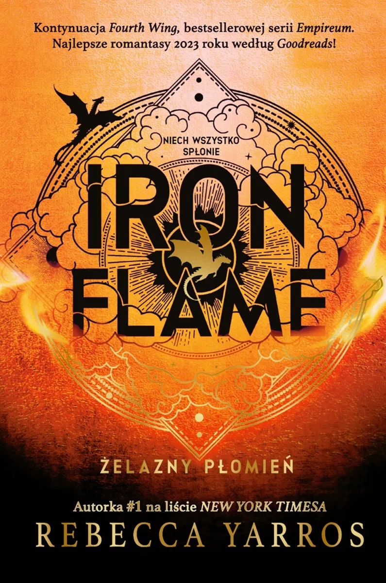 Okładka: Iron Flame. Żelazny płomień, Rebecca Yarros