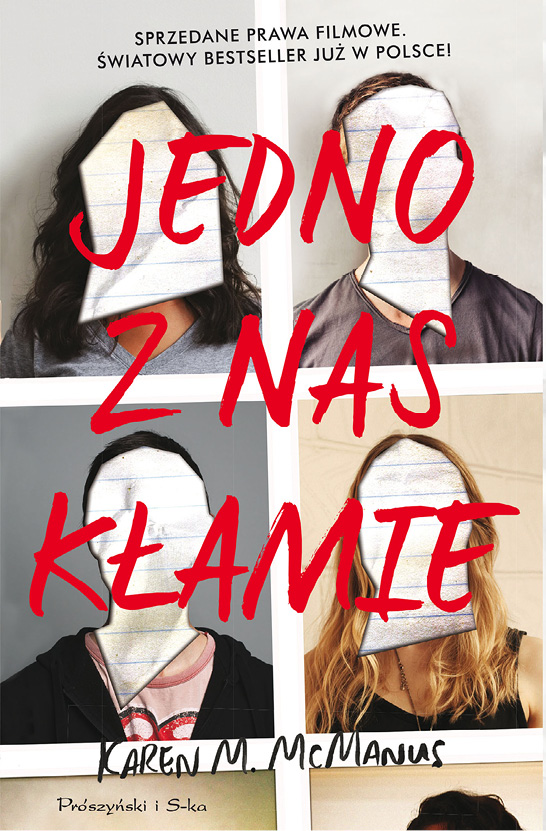 Okładka: Jedno z nas kłamie, Karen M. McManus