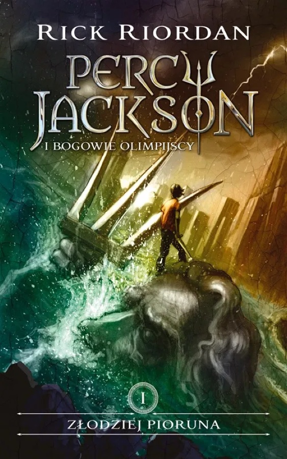 Okładka: Percy Jackson. Złodziej Pioruna, Rick Riordan